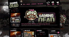 Desktop Screenshot of gamingdead.com