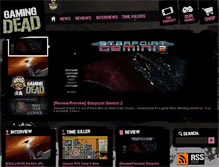 Tablet Screenshot of gamingdead.com